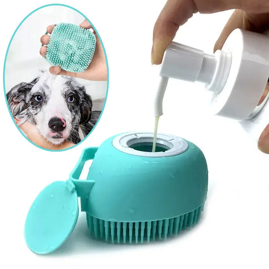 Silicone Pet Bath & Massage Gloves