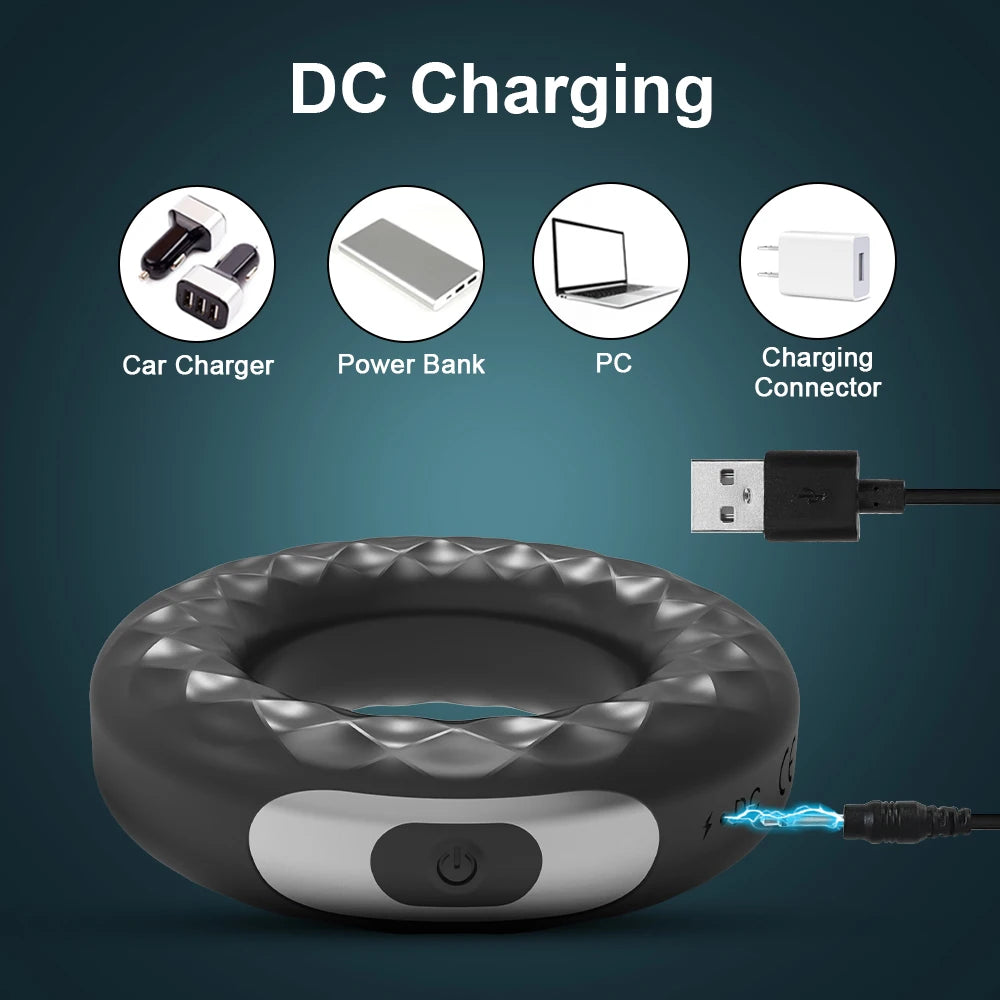 Remote-Control Vibrating Cock Ring