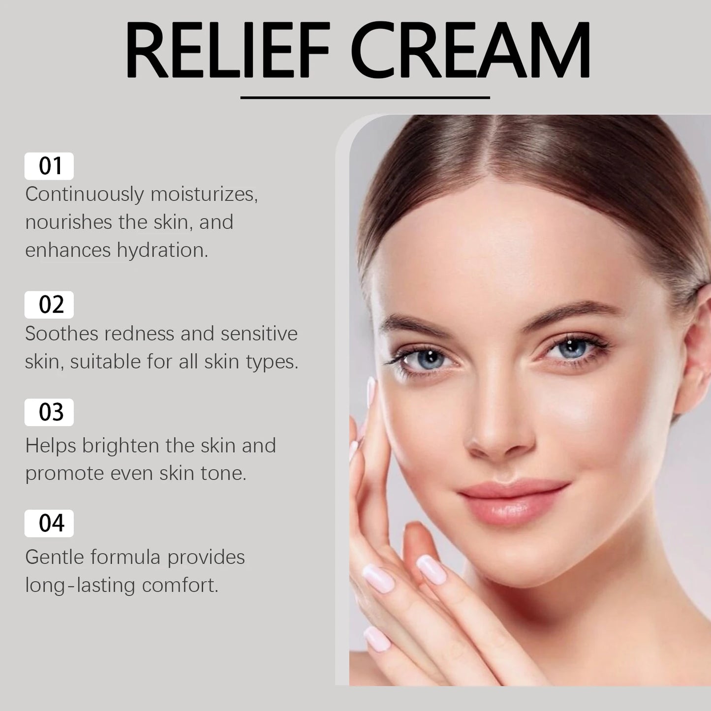 147 Relief Korean Skin Cream – Nourishing Moisturizer for Blemishes & Antioxidant Care