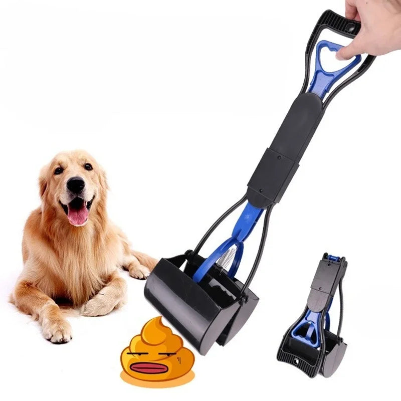 Foldable Long-Handle Dog Pooper Scooper