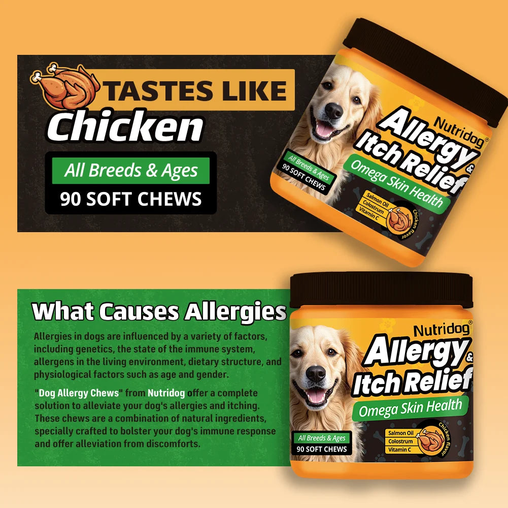 NUTRIDOG Skin & Immune Support Chews