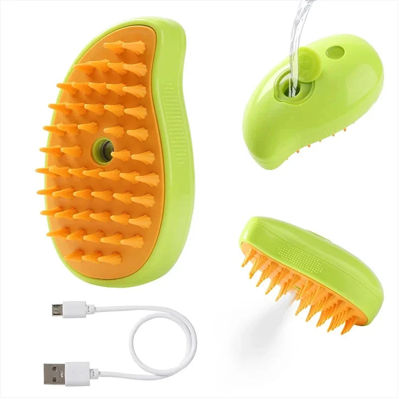 Electric Pet Grooming Spray Brush