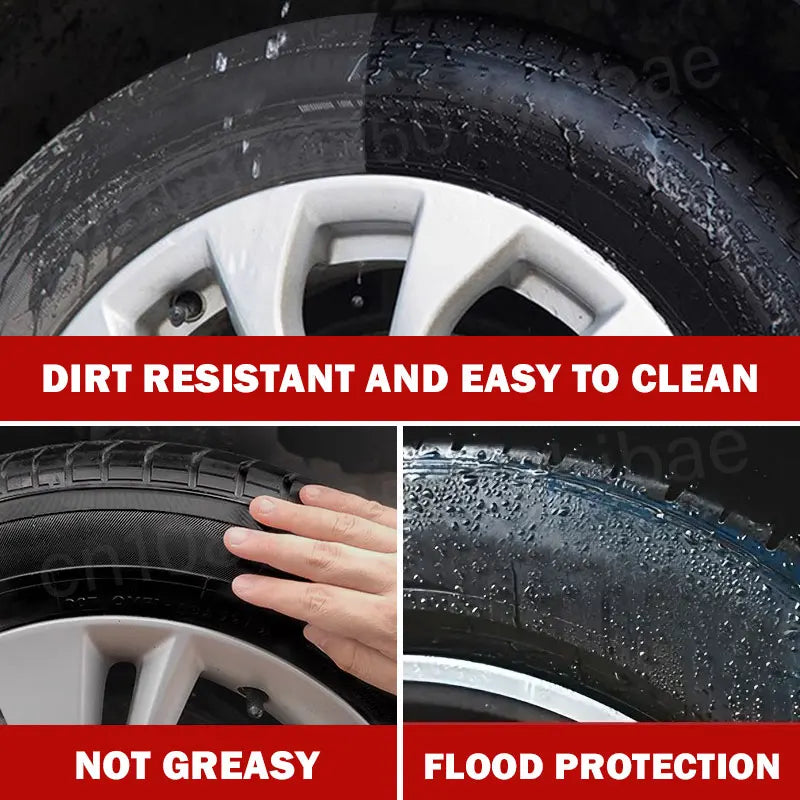 Car Tire Shine Wax – Long-Lasting Gloss Coating & Rubber Protectant