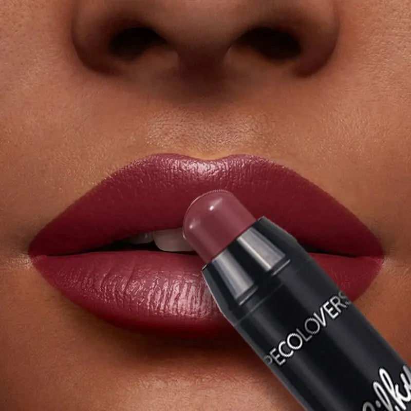 Matte Lipstick Pencil – Waterproof Long-Lasting Lip Tint”
