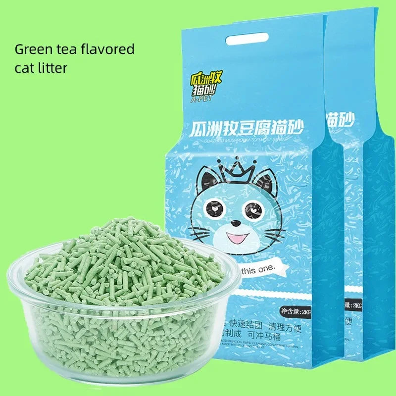 Natural Tofu Cat Litter – Green Tea Fresh