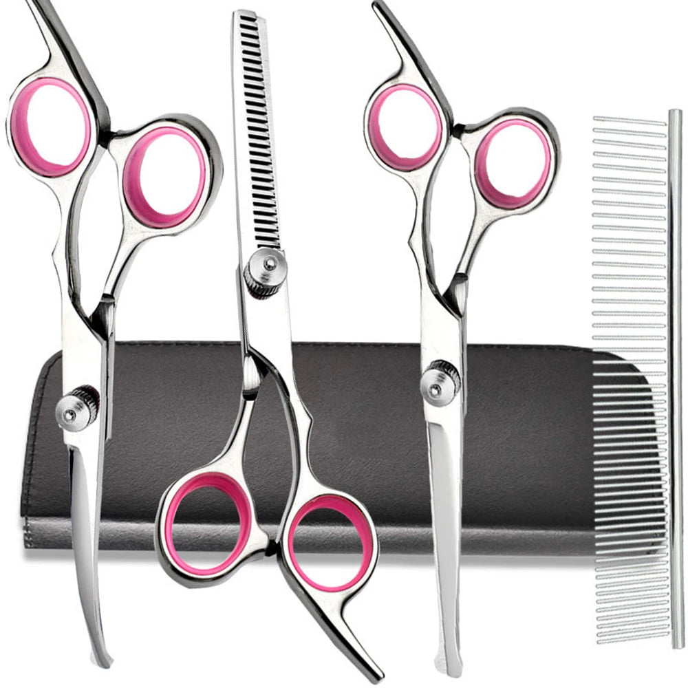 Professional Pet Grooming Scissors Kit