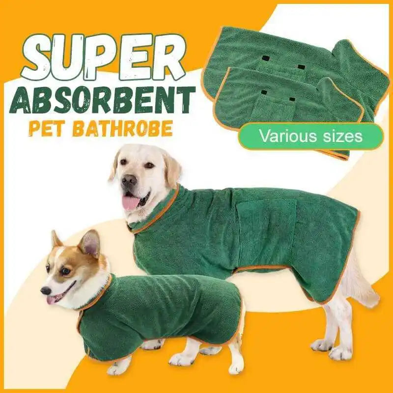 Highly Absorbent Pet Bathrobe