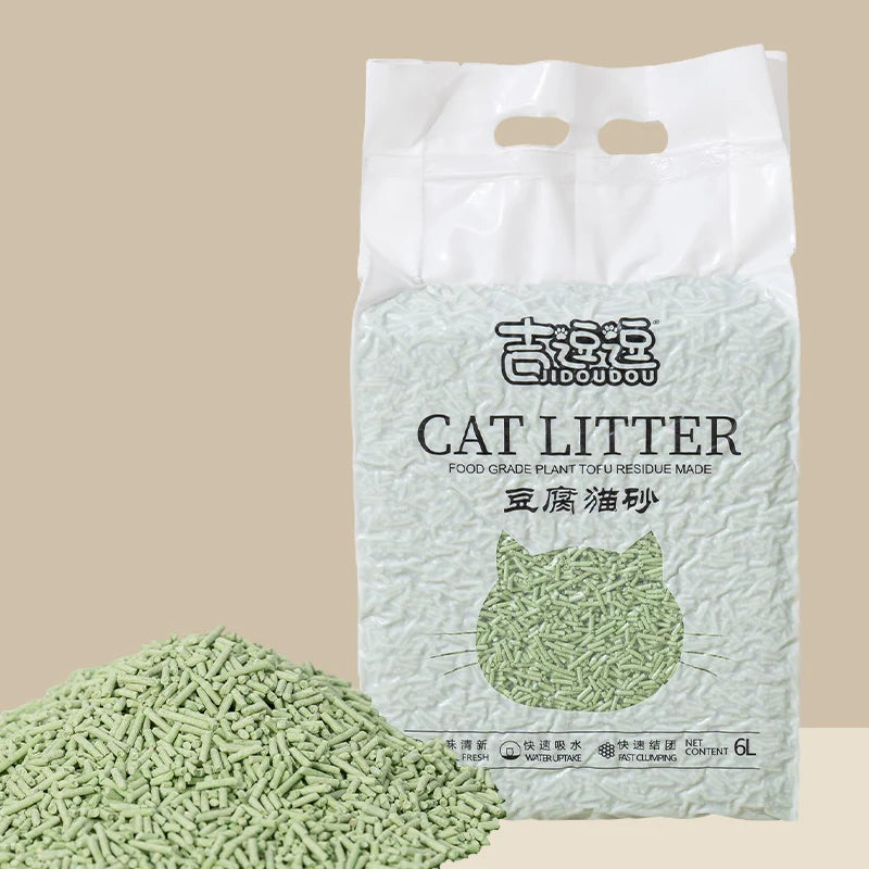 Quick-Clumping Natural Tofu Cat Litter
