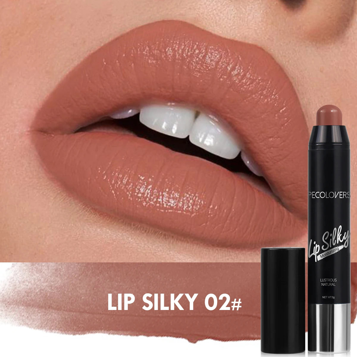Matte Lipstick Pencil – Waterproof Long-Lasting Lip Tint”