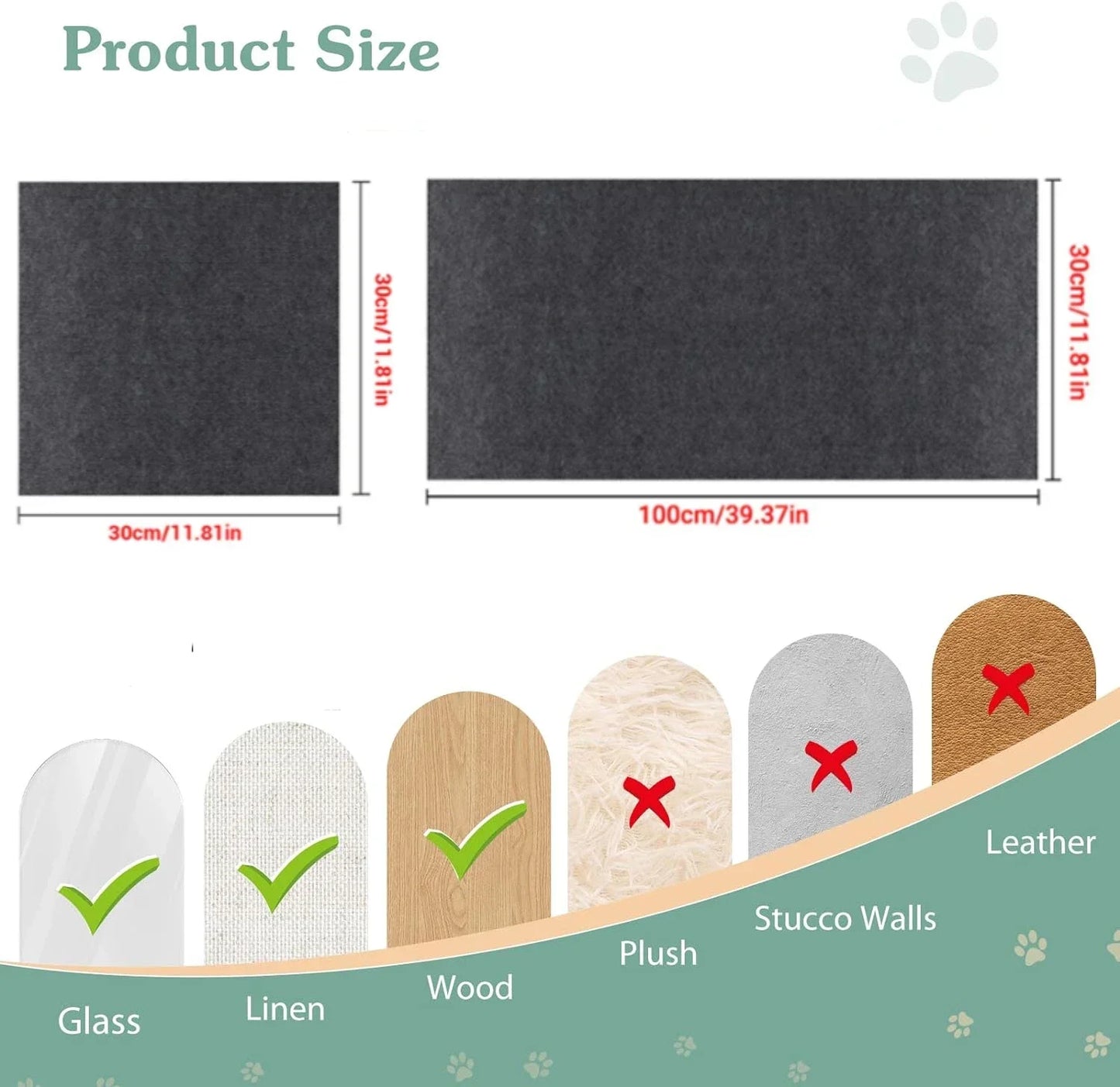Self-Adhesive Cat Scratch Protector Carpet