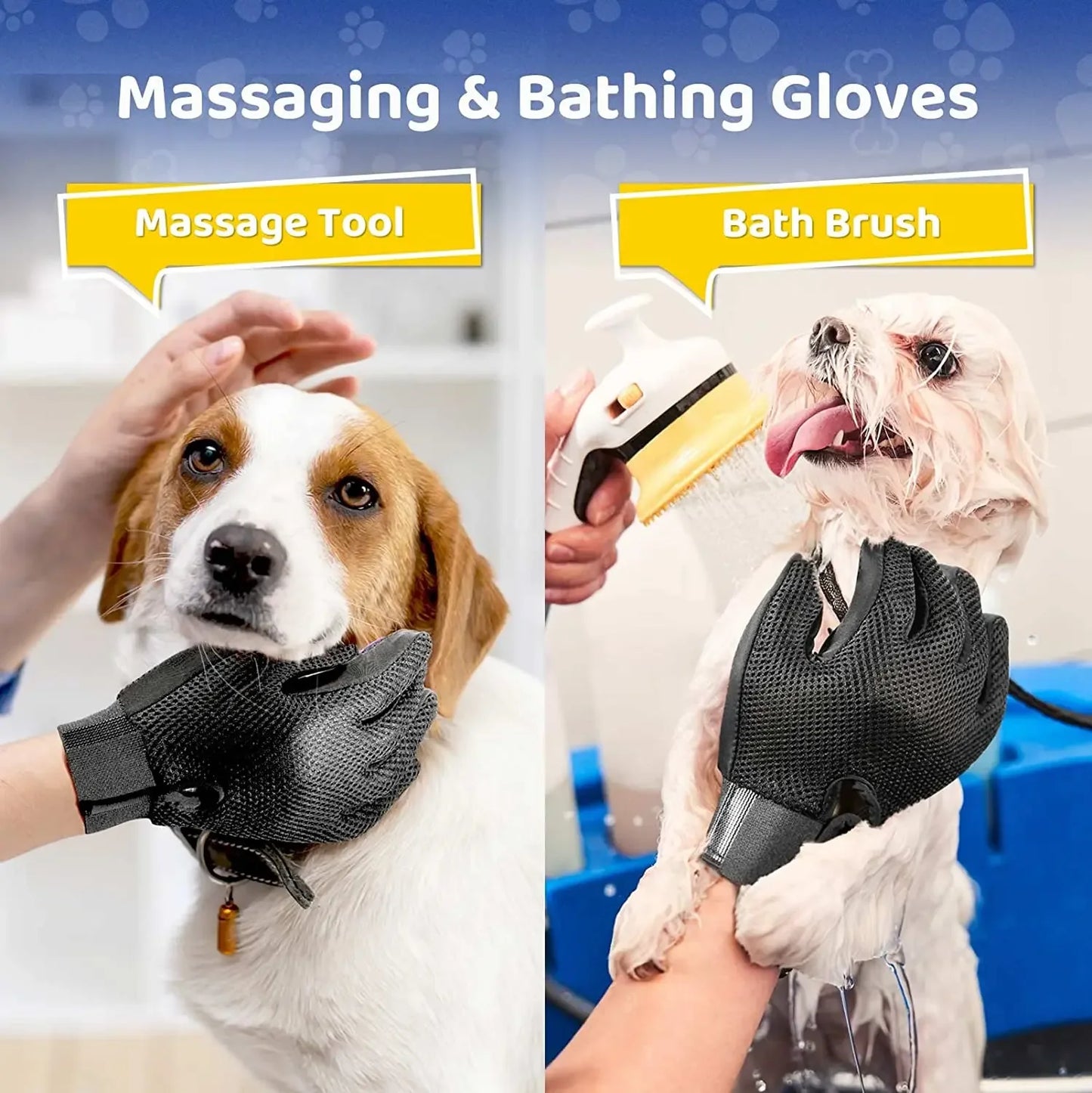 Pet Grooming & Hair Removal Glove