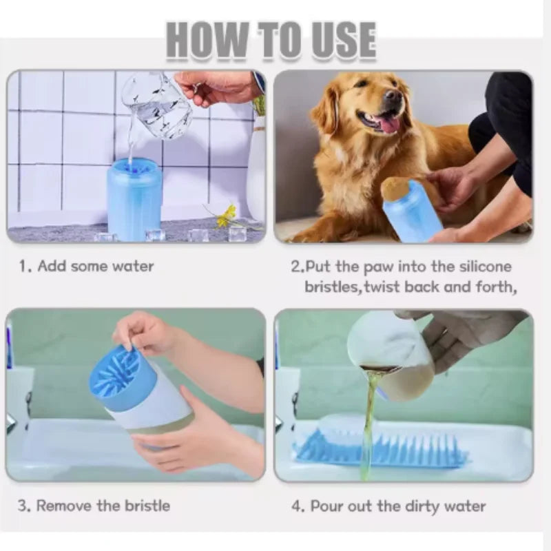 Portable Dog Paw Cleaning Cup