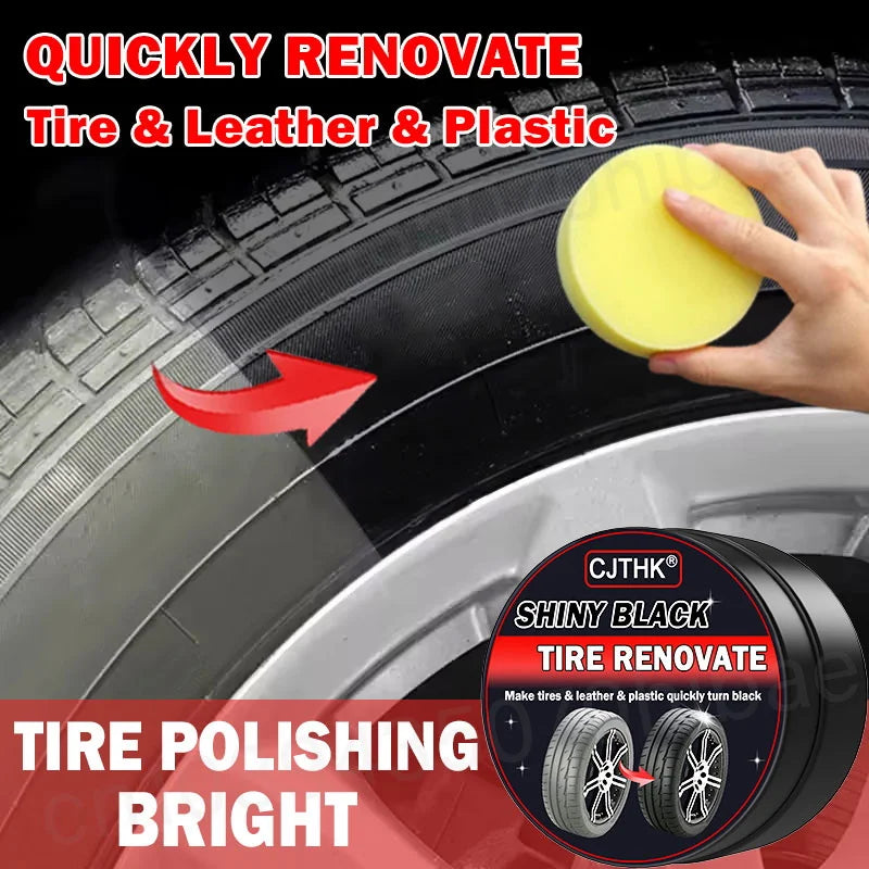 Car Tire Shine Wax – Long-Lasting Gloss Coating & Rubber Protectant