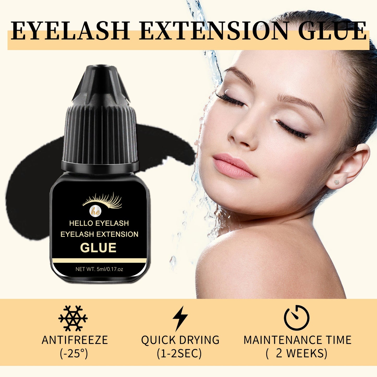 Fast-Drying False Eyelash Glue