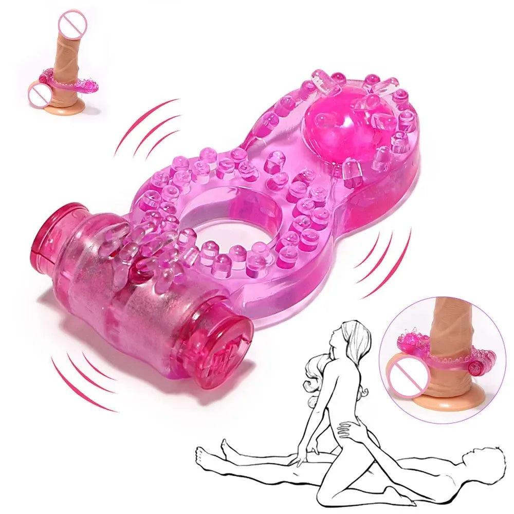 Vibrating Clitoral Cock Ring