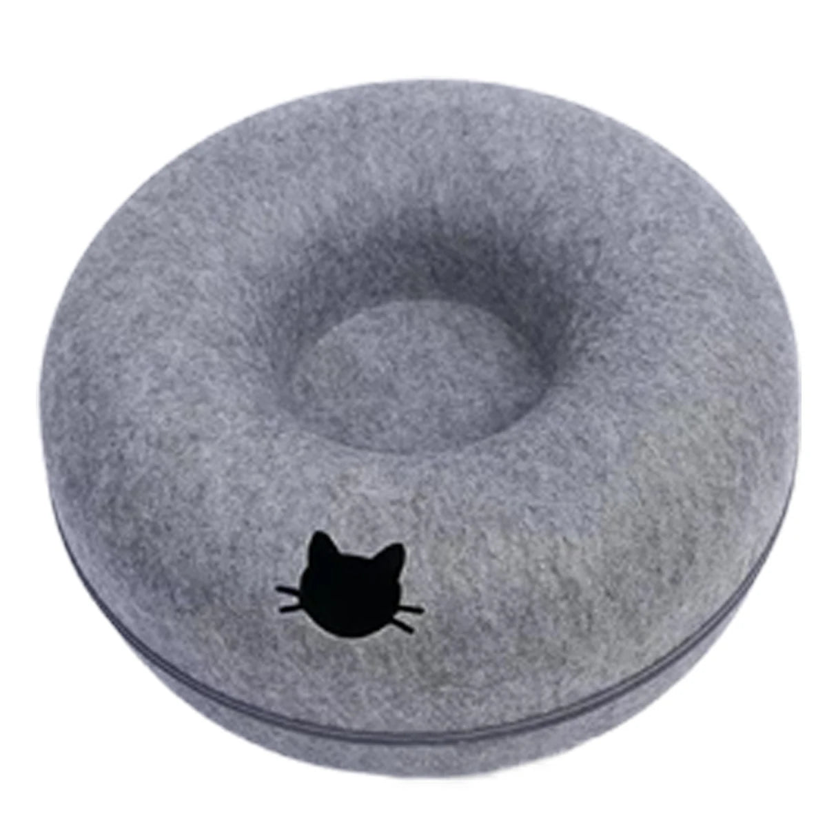 Interactive Felt Cat Tunnel & Nest