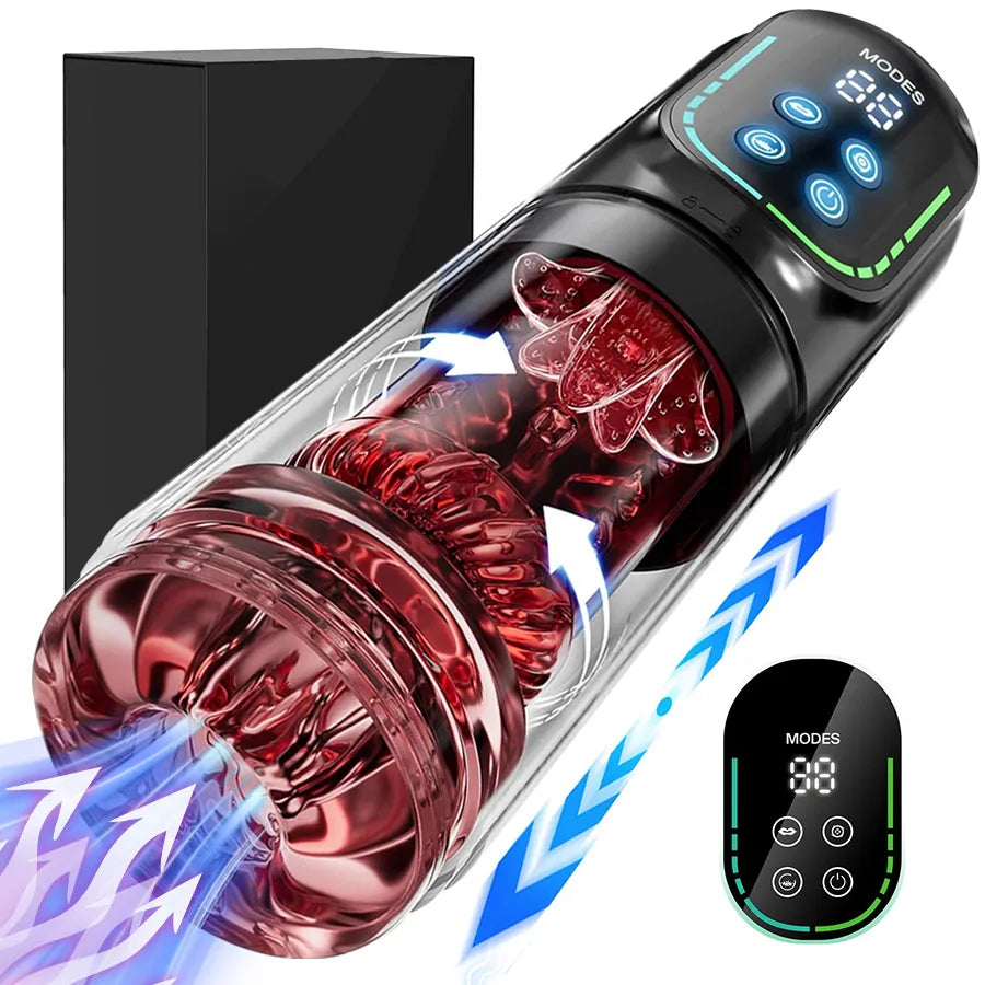 Automatic Thrusting & Rotating Male Stroker