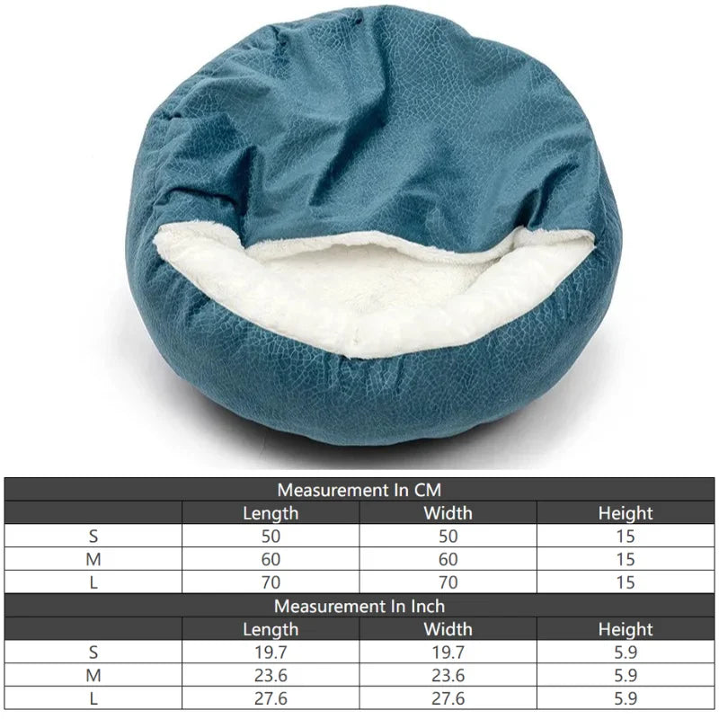 Orthopedic Hooded Dog Bed