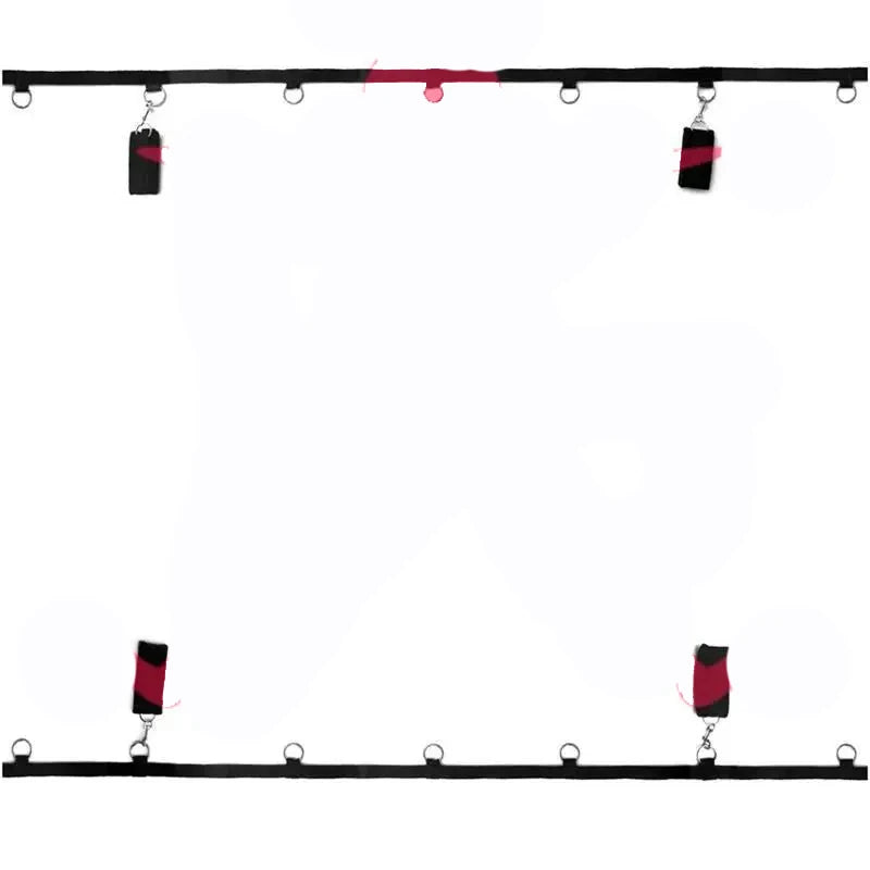 Couples BDSM Restraint Kit with Cuffs & Blindfold