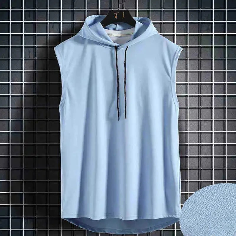 Men’s Sleeveless Hooded Tee