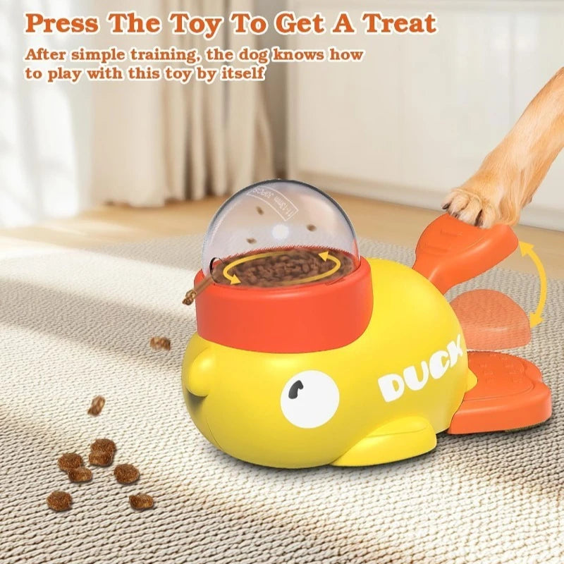 Interactive Duck Pet Treat Dispenser
