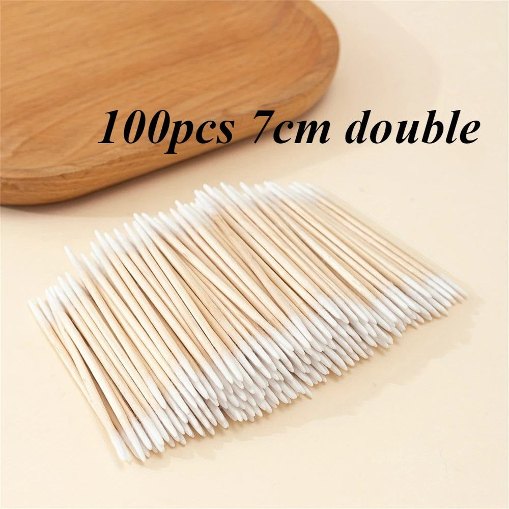 Disposable Wooden Micro Swabs for Eyelashes