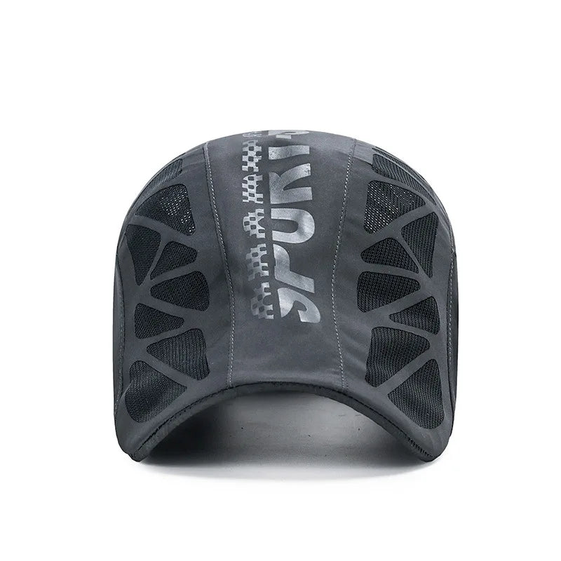 Men’s Breathable Mesh Sports Cap – Quick-Dry Outdoor Sun Protection Hat