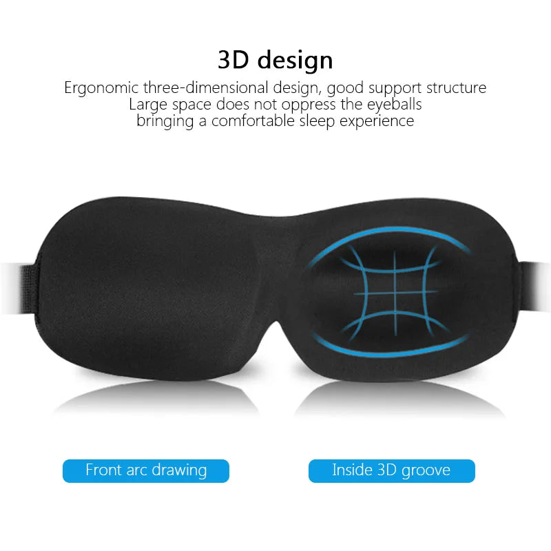 3D Contoured Sleep Mask