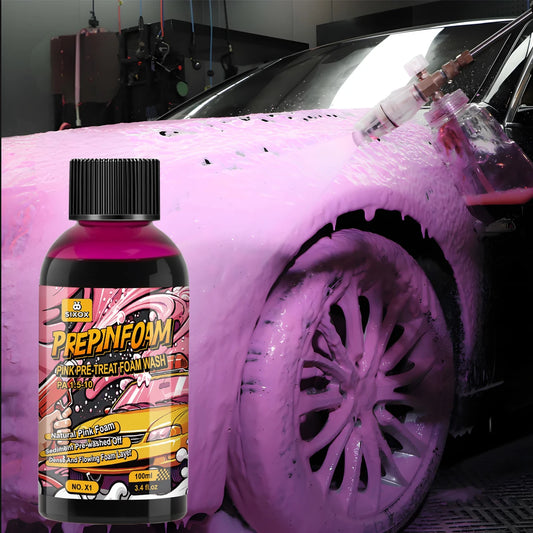 Pink Magic Foam Car Wash Shampoo – High-Concentration Super Foam Pre-Wash Cleaner