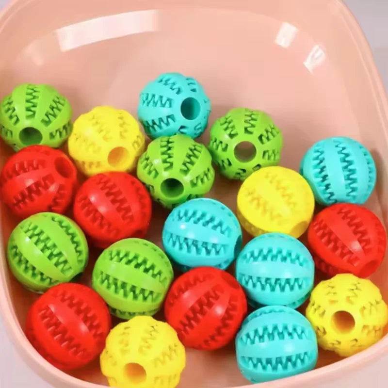 Interactive Rubber Pet Ball Toy