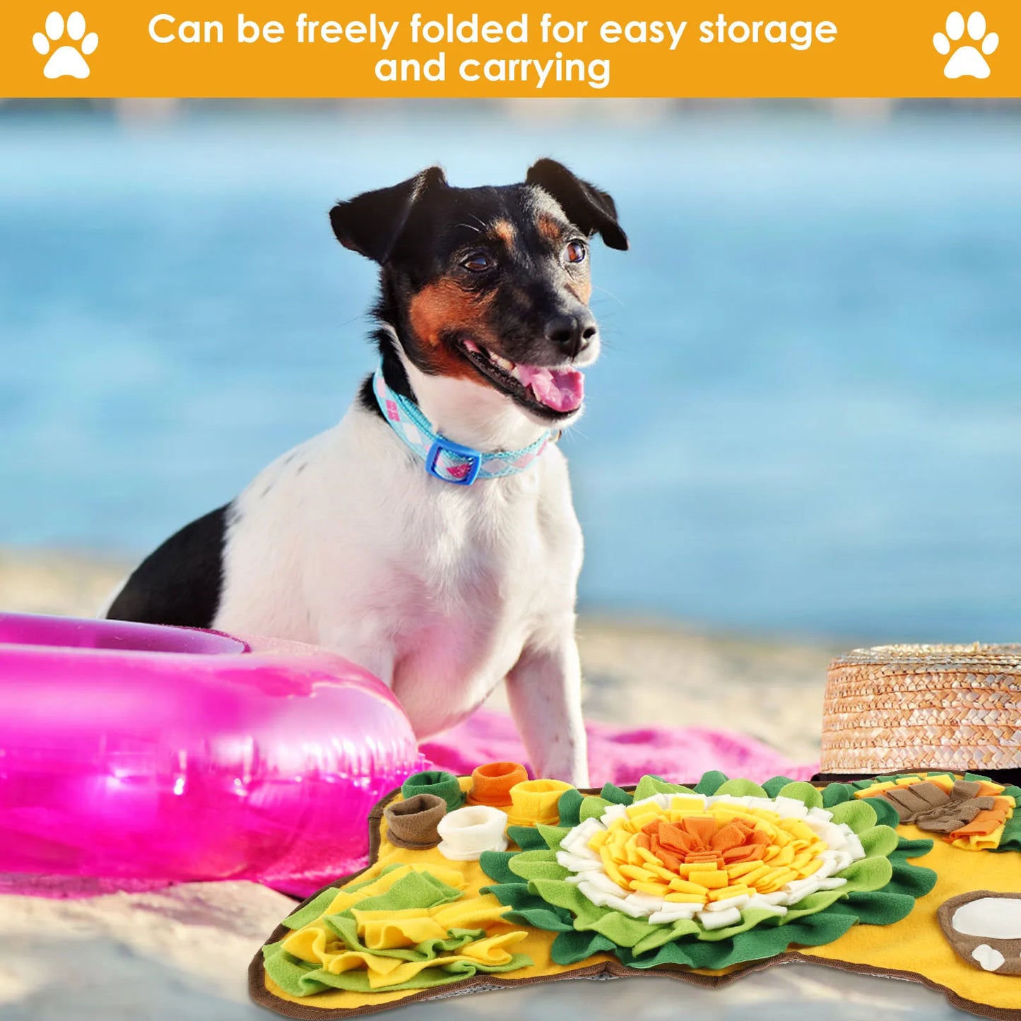 Anti-Slip Interactive Pet Snuffle Mat