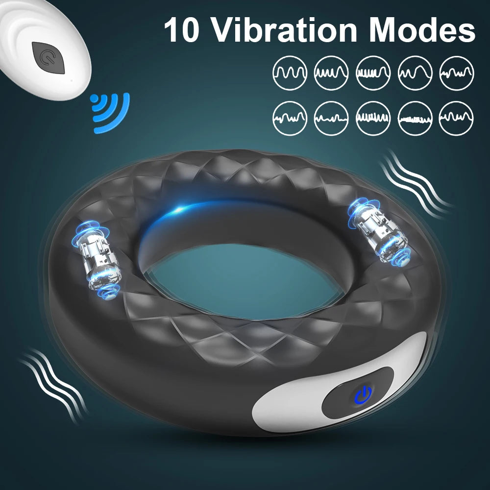 Remote-Control Vibrating Cock Ring