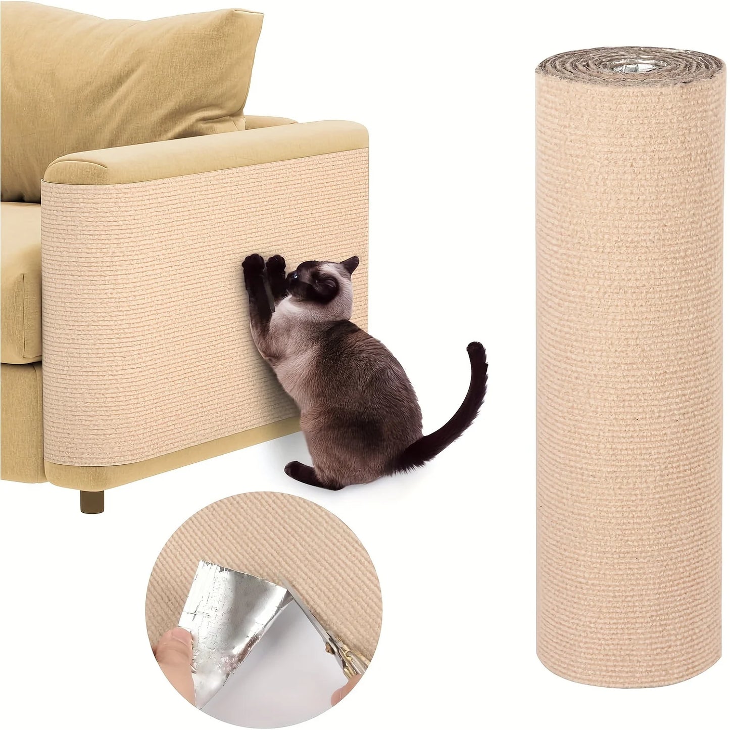 Self-Adhesive Cat Scratching Mat