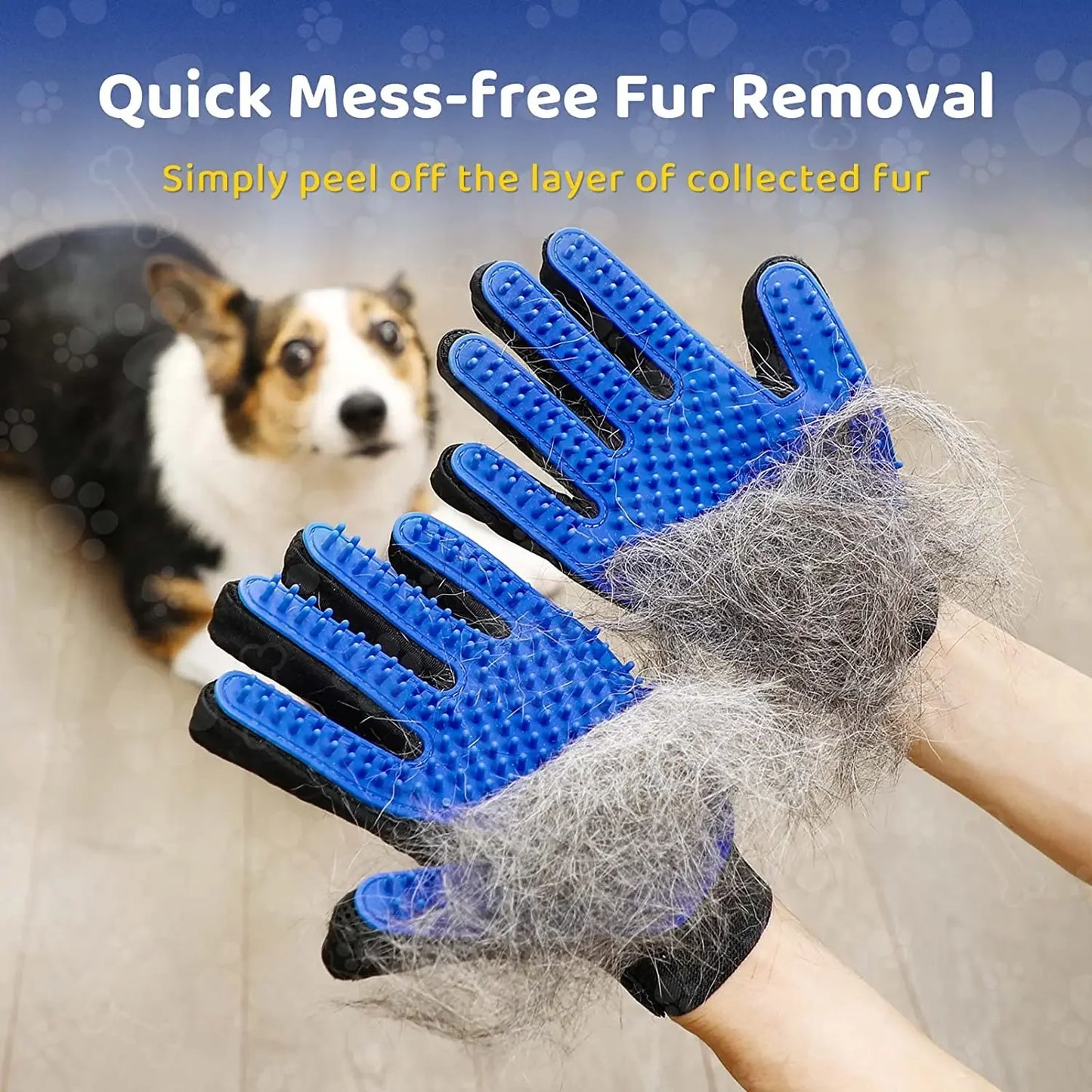 Pet Grooming & Hair Removal Glove