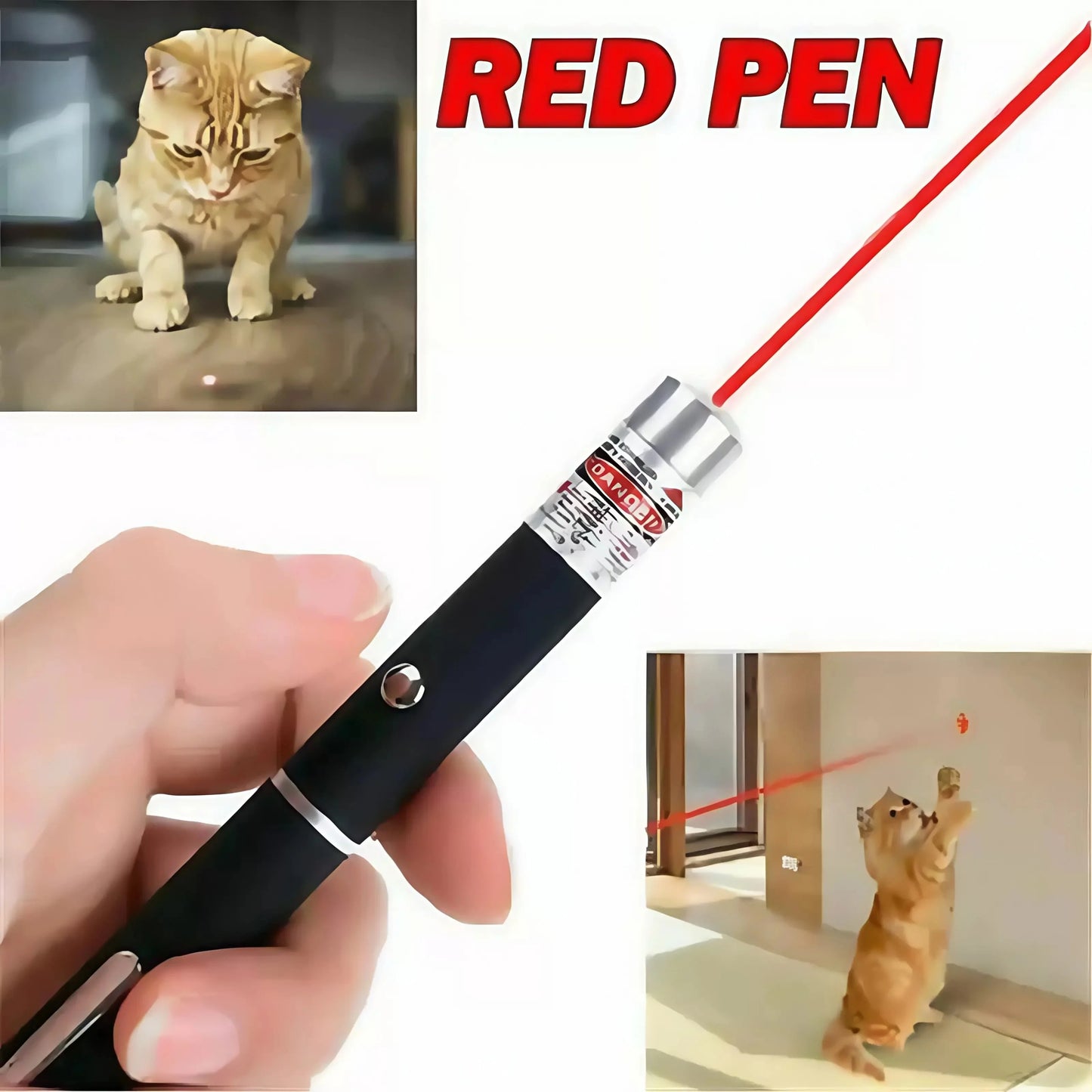 Red Laser Pointer Pet Toy