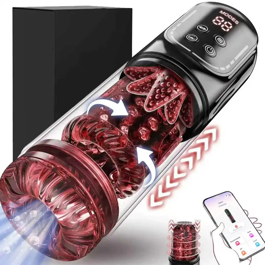 Automatic Thrusting & Rotating Male Stroker