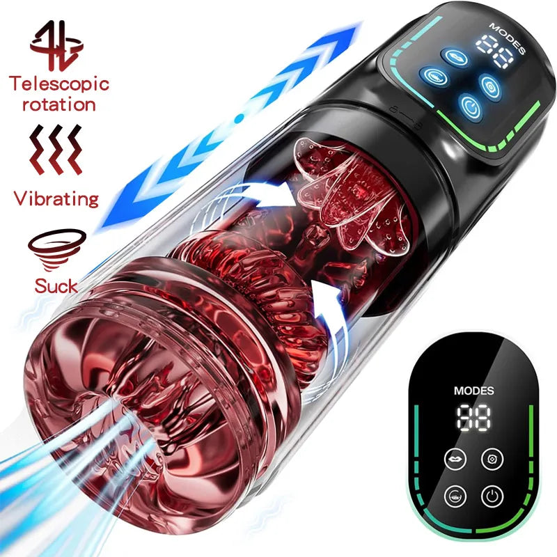 Automatic Thrusting & Rotating Male Stroker