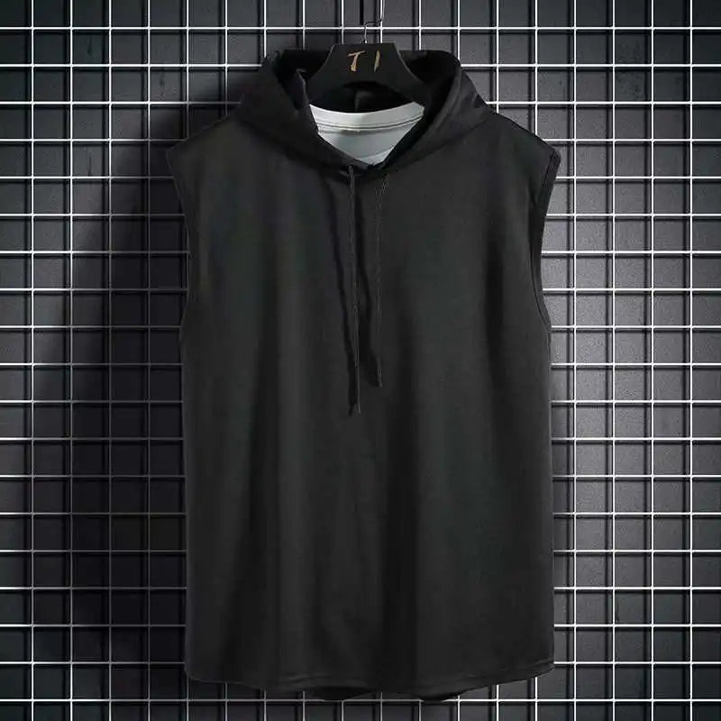 Men’s Sleeveless Hooded Tee