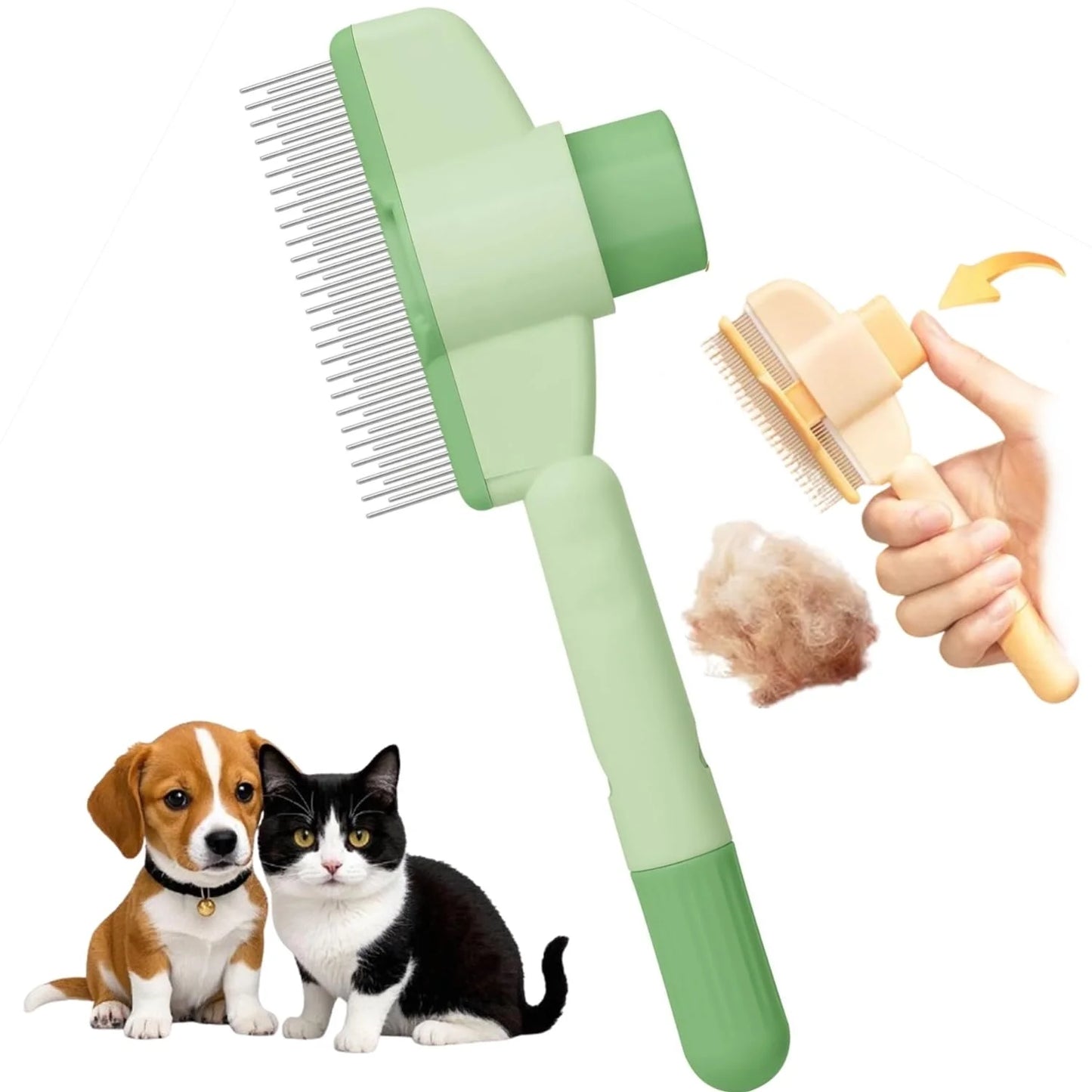 Self-Cleaning Pet Flea & Hair Comb