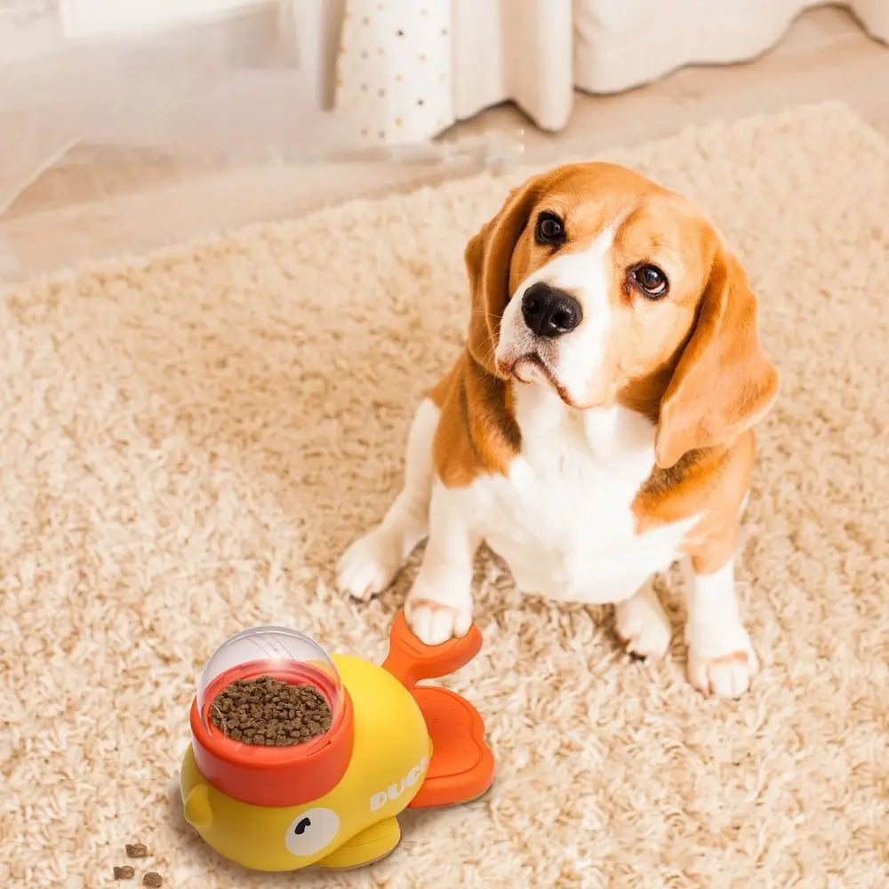 Cartoon Duck Automatic Pet Feeder