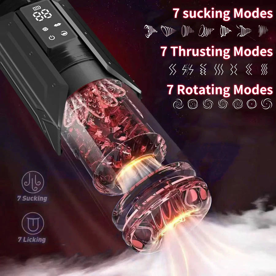 Automatic 7-Mode Sucking & Thrusting Male Stroker