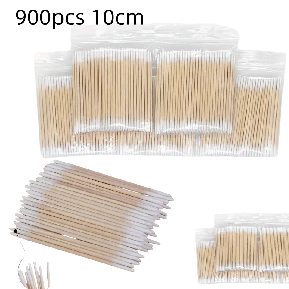 Disposable Wooden Micro Swabs for Eyelashes