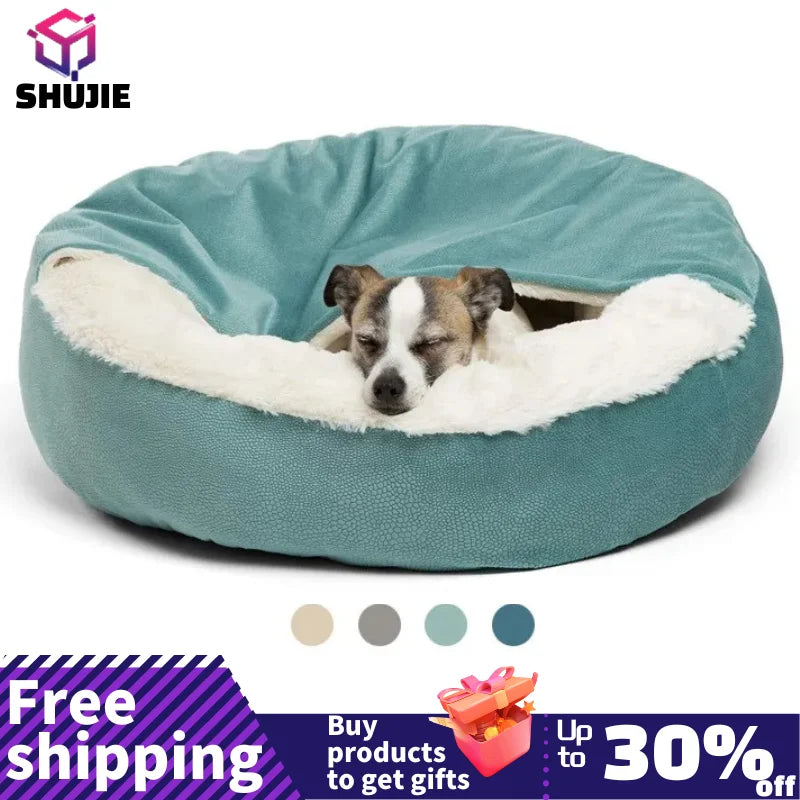 Orthopedic Hooded Dog Bed