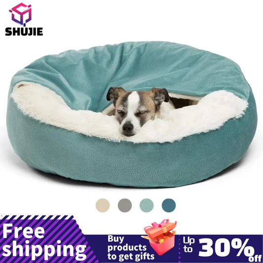Orthopedic Hooded Dog Bed