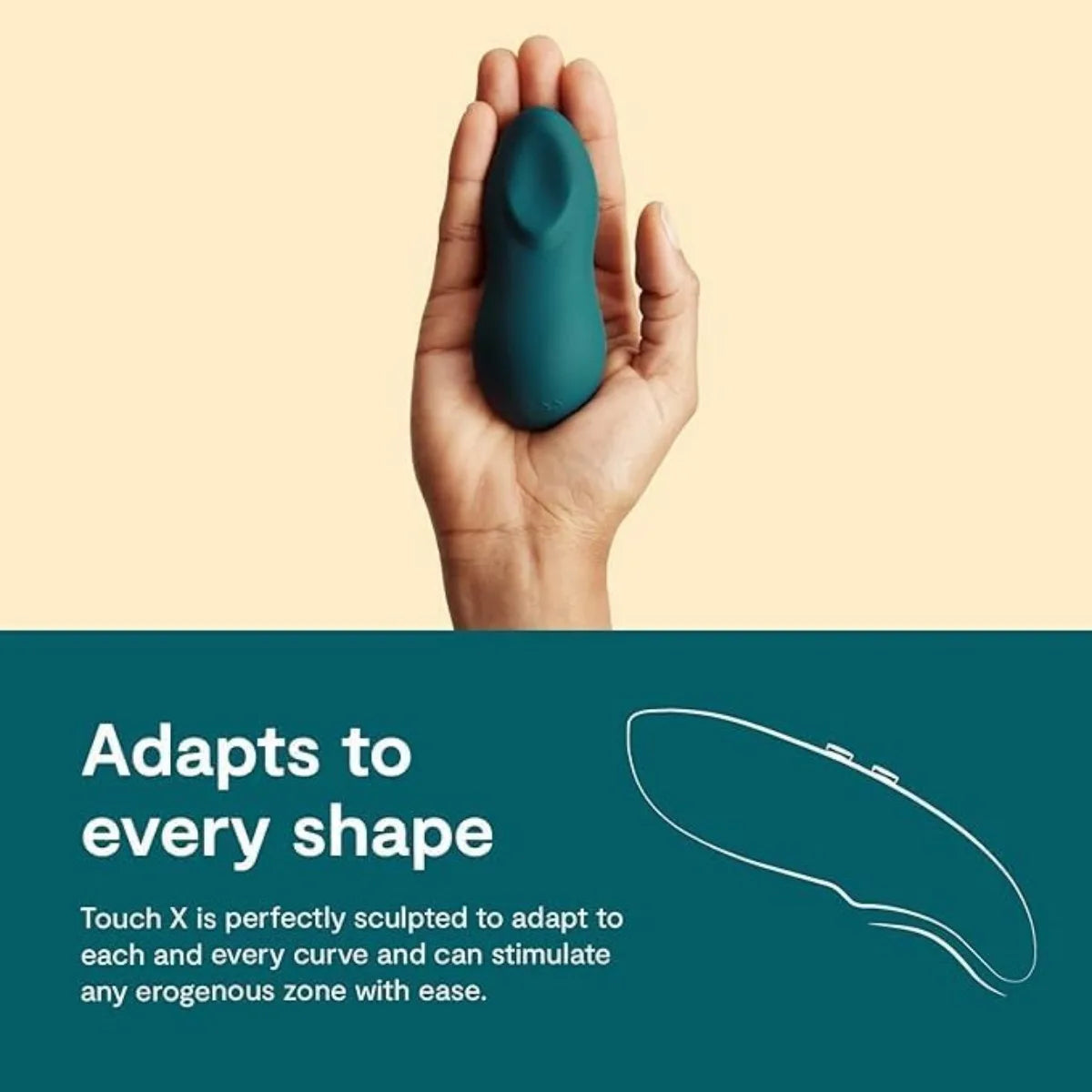 We-Vibe Touch X: Waterproof Mini Clitoral Massager