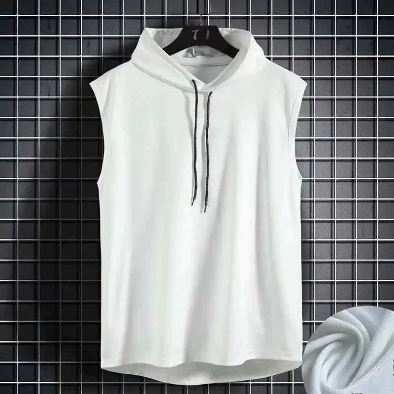 Men’s Sleeveless Hooded Tee