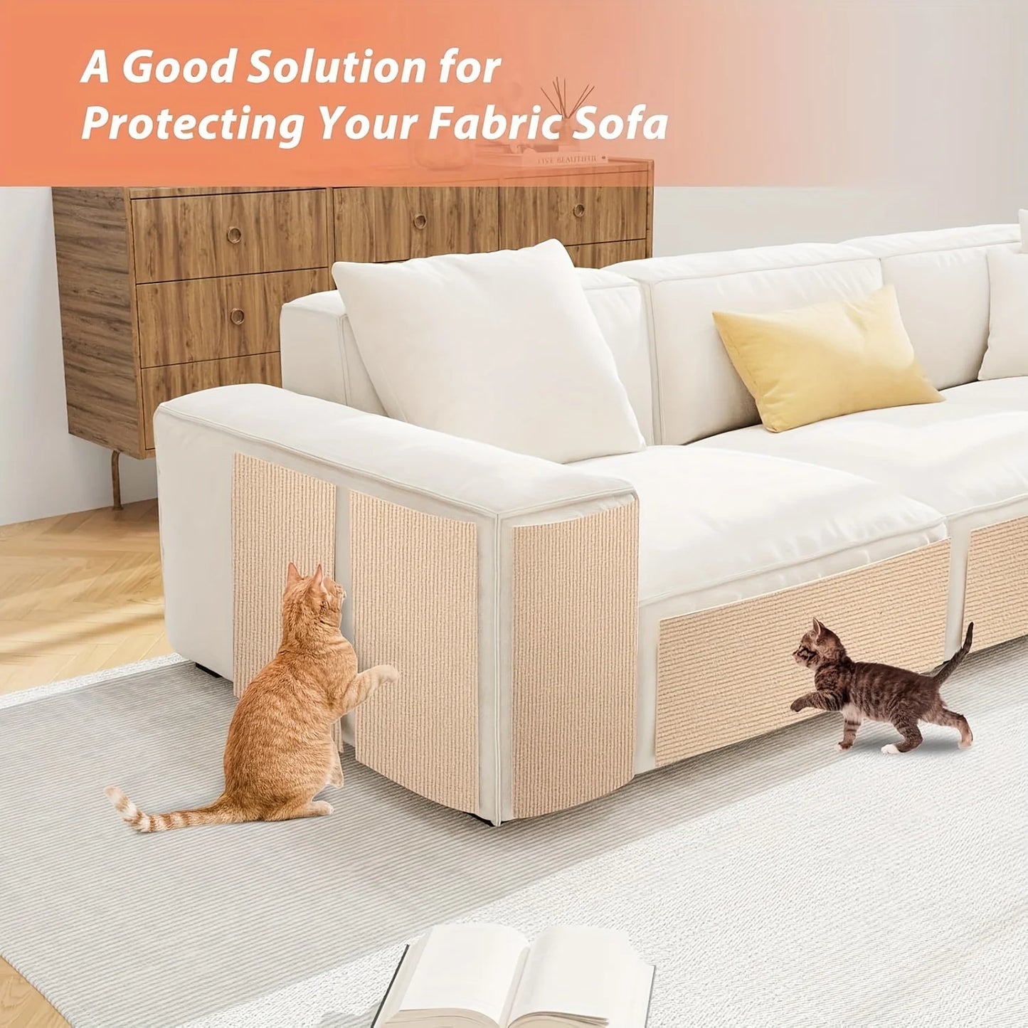 Self-Adhesive Cat Scratching Mat